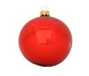 See slide Boule de Noël rouge brillant D8cm