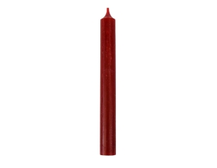 Bougie chandelle bordeaux H 19,5cm
Temps de brûlage : 6h
