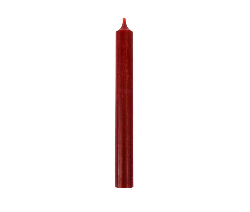 Bougie chandelle bordeaux H 19,5cm

Temps de brûlage : 6h