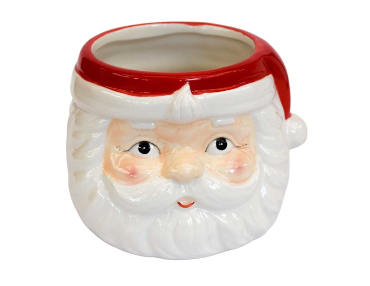 Bol décoratif Père Noël céramique H13cm