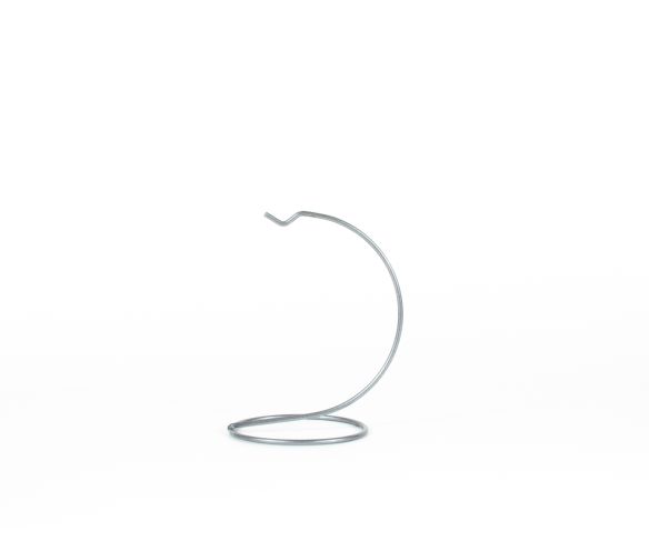 Support pour boule de Noël argenté ø 8 cm