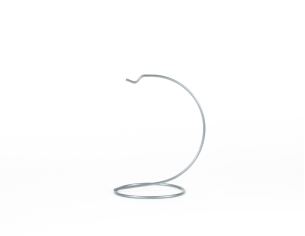 Support pour boule de Noël argenté ø 10 cm