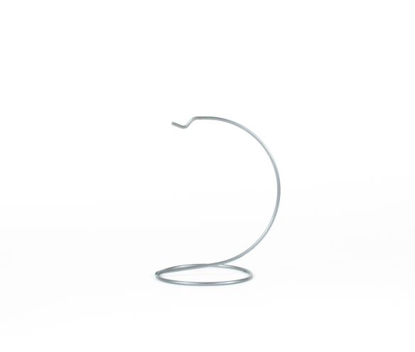Support pour boule de Noël argenté ø 10 cm