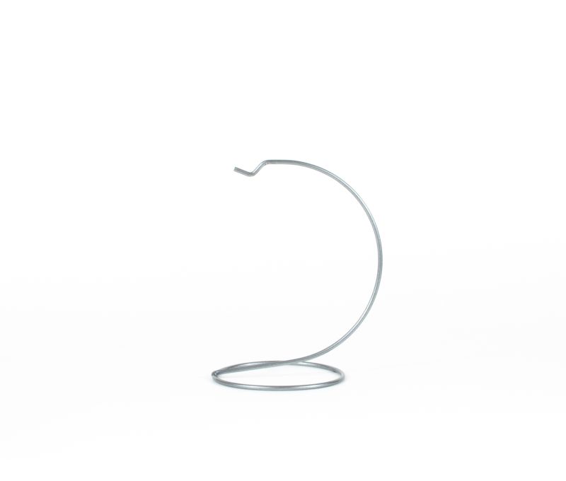 Support pour boule de Noël argenté ø 10 cm