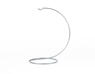 Support pour boule de Noël argenté ø 15 cm