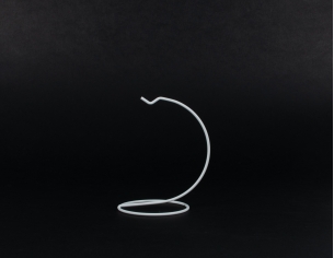 Support pour boule de Noël blanc ø 8 cm