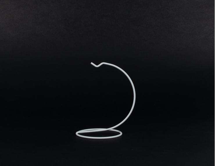 Support pour boule de Noël blanc ø 8 cm