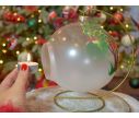 See slide Photophore de Noël lutin verre soufflé support D15cm