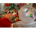 Voir la slide Photophore de Noël sapin verre soufflé D15cm