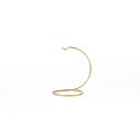 Voir la slide Support pour boule de noël doré pour boule de Noël de 8 cm de diamètre. Hauteur du support 12cm.