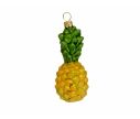 Voir la slide Boule de Noël ananas en verre soufflé, jaune et vert pour suspendre à votre sapin. Made in Europe. Hauteur 10cm.