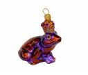 Voir la slide Grenouille mauve verre soufflé déco sapin H8cm