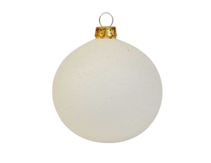 Boule de Noël blanche...