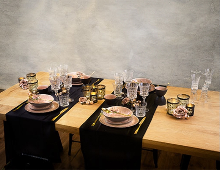 Rose de Noël cuivrée brillante sur clip D 18cm