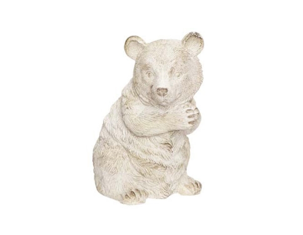 RéSine Surfant Ours Figurines Ballon Ours Polaires Statue