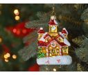 Voir la slide Boule de Noël église enneigée en verre soufflé et peinte à la main.  

Hauteur : 11cm