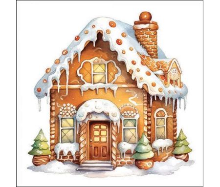 Serviettes maison pain d'épices 33cm