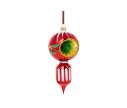 Voir la slide Goutte de Noël rouge vintage verre soufflé réflecteur houx H20cm - Lilosquare