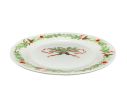 Voir la slide Assiette porcelaine blanche sucres d'orge houx rouge contour D20cm