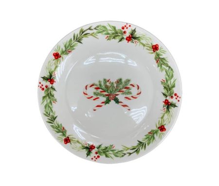 Assiette sucres d'orge porcelaine 20cm