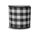 Voir la slide Large ruban damier noir et blanc. Fil de fer intégré, Largeur 10cm - Longueur 4,5mètres.