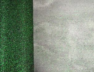 Rouleau tissu vert irisé...