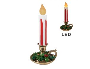 Déco de Noël bougie Led 40cm