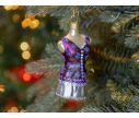 See slide Boule de Noël originale en verre soufflé bustier mauve

Hauteur 9cm