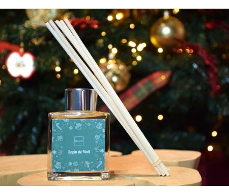 Diffuseur parfum bâtonnets sapin de Noël 100ml