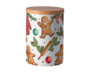 Pot à biscuits pain d'épices H14cm