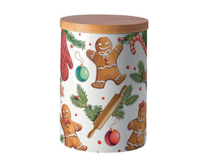 Pot à biscuits pain d'épices H14cm