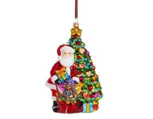 Suspension Père Noël sapin...