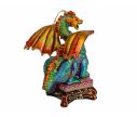 See slide Suspension en verre soufflé soufflé haut de gamme en forme de dragon serti de 180 cristaux en verre

Hauteur : 18cm