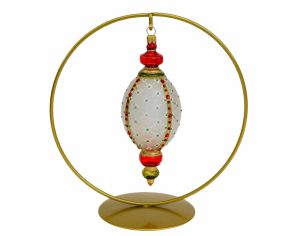 Goutte de Noël vintage cristaux H11cm