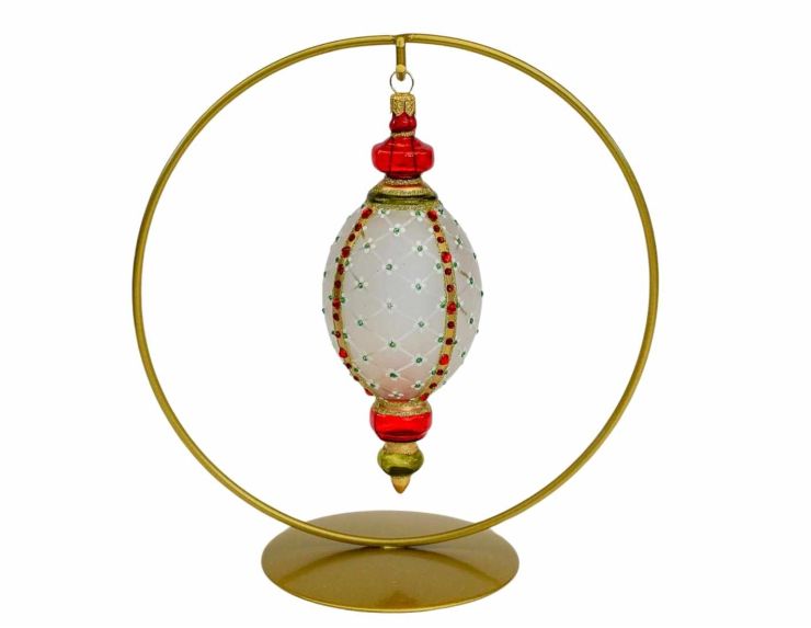 Goutte de Noël vintage cristaux H11cm