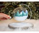 Voir la slide Photophore de Noël montagnes bleues D15cm