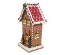 Voir la slide Maison pain d'épices décorative Noël colorée bonbons sucre d'orge bonshommes polyrésine H31cm