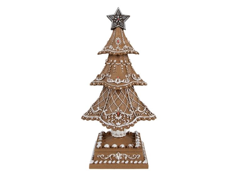 Sapin en pain d'épices déco H32cm
