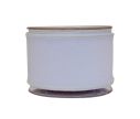 Voir la slide Ruban velours blanc uni large lisière fil de fer bobine 7cm 9 mètres