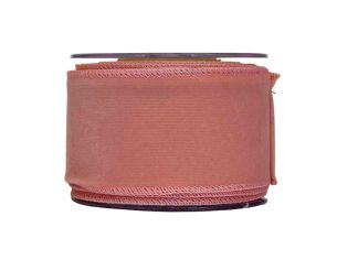 Ruban rose velours 9m