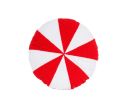 See slide Coussin bonbon candy rouge blanc 38x38 cm