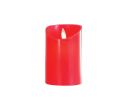 Voir la slide Bougie LED rouge en cire finition mate flamme vacillante réaliste avec timer Ø7,5 H12cm - Lilosquare