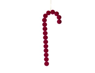 Sucre d'orge bordeaux velours 33 cm