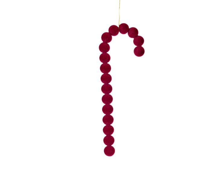 Sucre d'orge bordeaux velours 33 cm