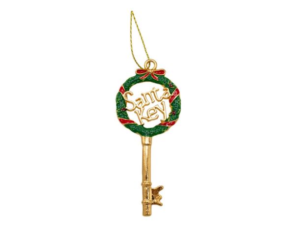 Suspension de Noël clé Santa’s Key 9 cm