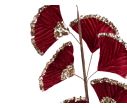 See slide Branche ginkgo bordeaux champagne 65 cm