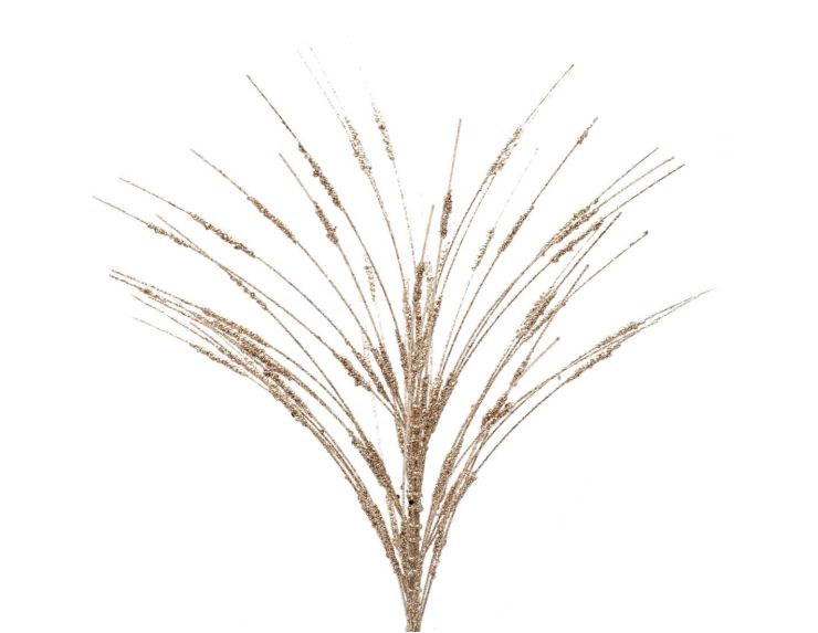 Tige décorative scintillante champagne 61 cm
