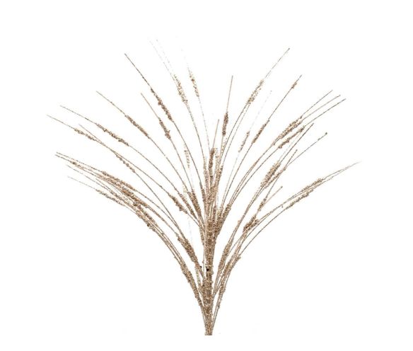 Tige décorative scintillante champagne 61 cm