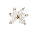 See slide Poinsettia champagne organza 30 cm