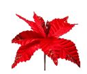 Voir la slide Tige Poinsettia rouge 15 x 24 cm